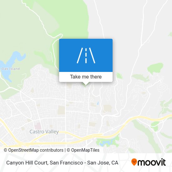 Mapa de Canyon Hill Court