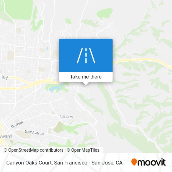 Canyon Oaks Court map
