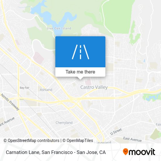 Mapa de Carnation Lane