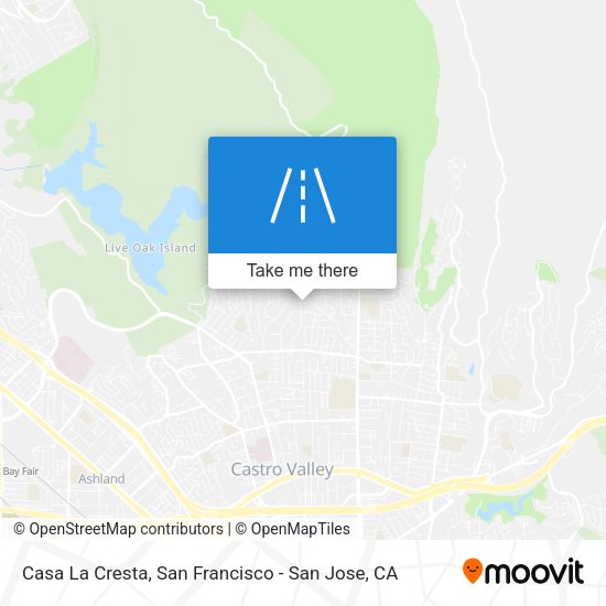 Casa La Cresta map