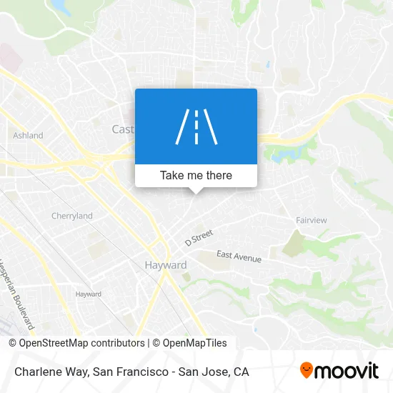 Charlene Way map