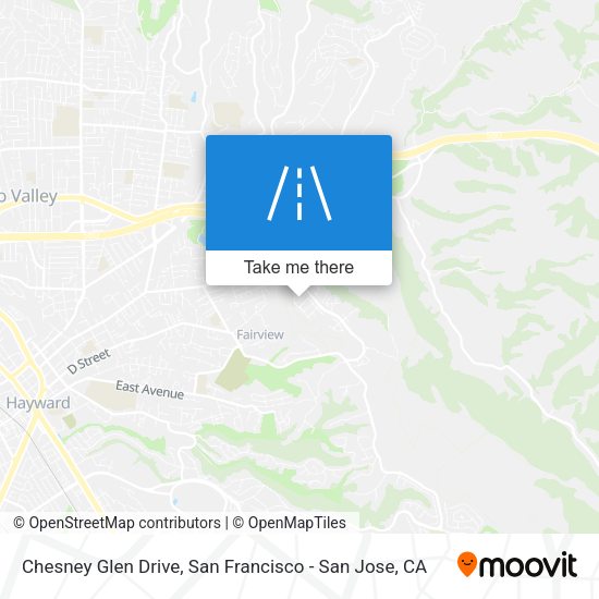 Chesney Glen Drive map