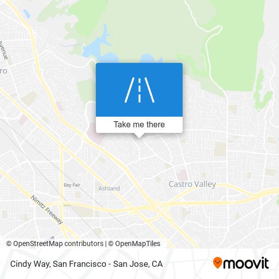 Cindy Way map