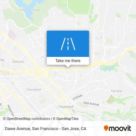 Dawe Avenue map