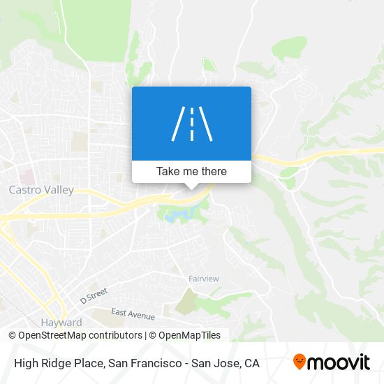 High Ridge Place map