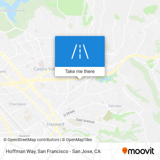 Hoffman Way map