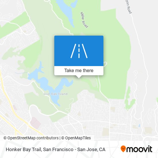 Honker Bay Trail map