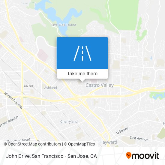 John Drive map