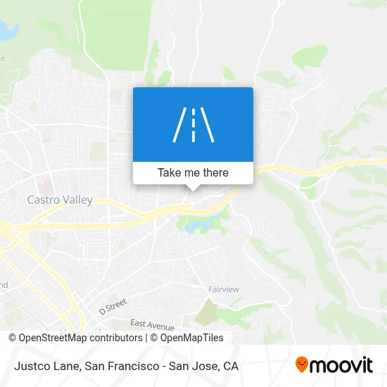 Justco Lane map