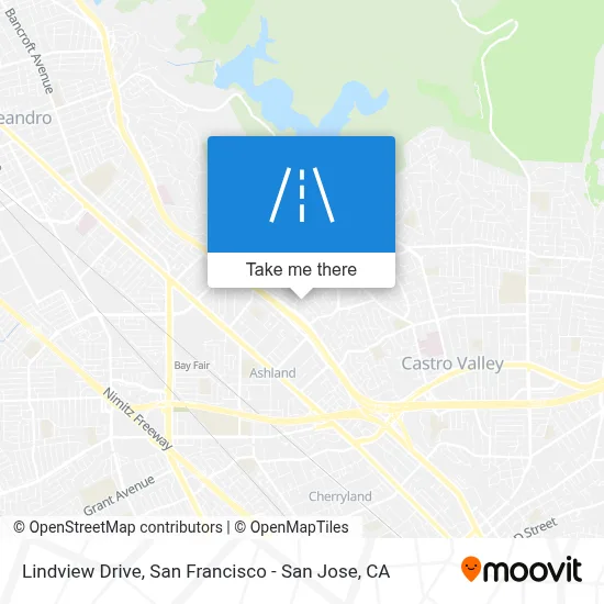 Lindview Drive map