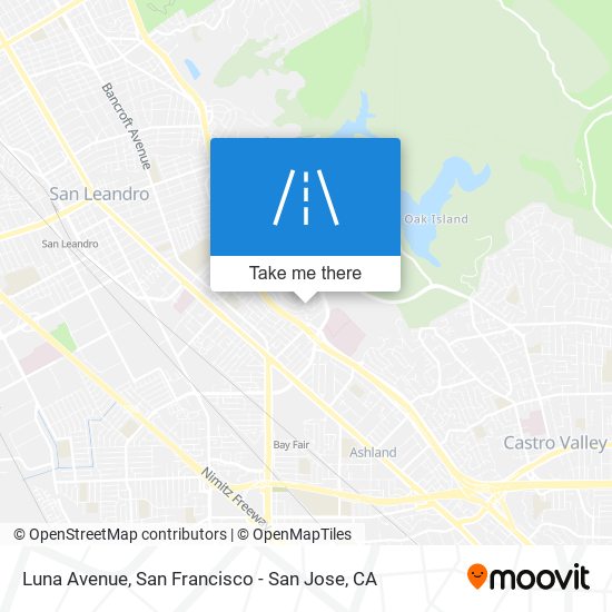 Luna Avenue map