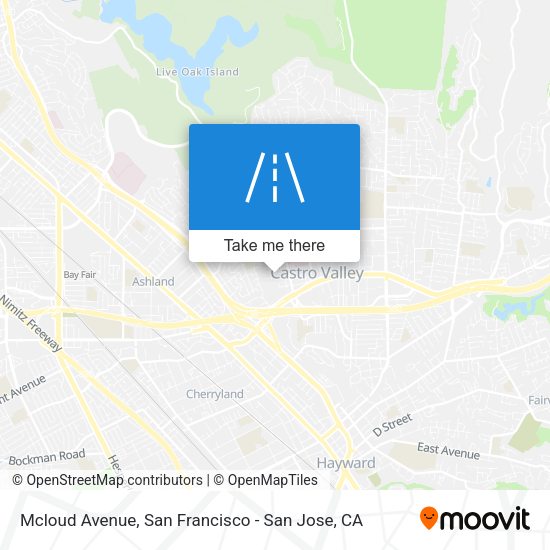 Mapa de Mcloud Avenue