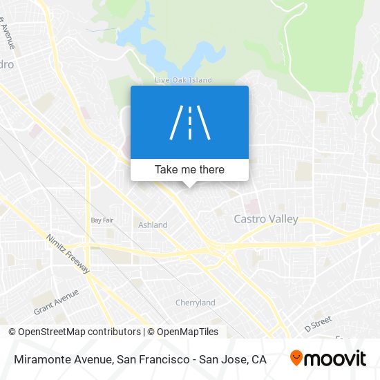 Miramonte Avenue map