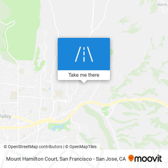 Mount Hamilton Court map