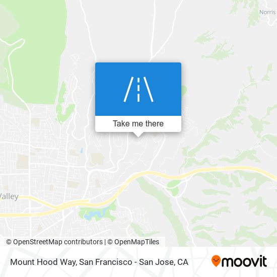 Mount Hood Way map