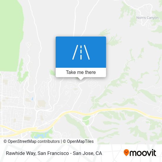 Rawhide Way map