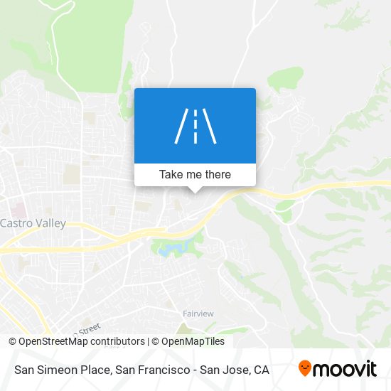 San Simeon Place map