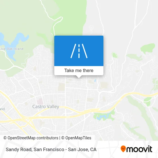 Sandy Road map