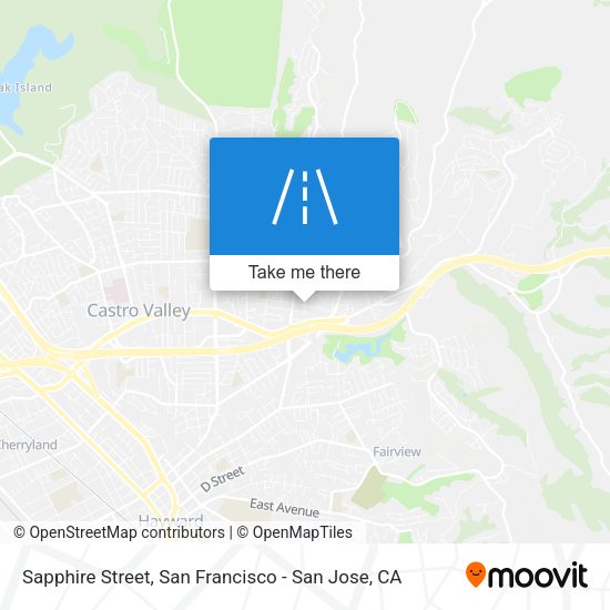 Mapa de Sapphire Street