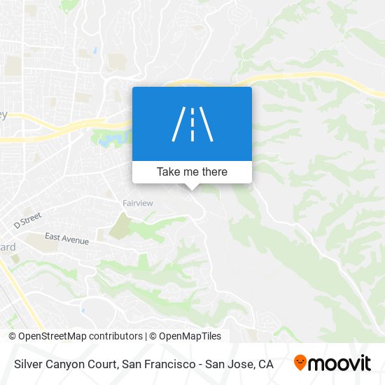 Mapa de Silver Canyon Court