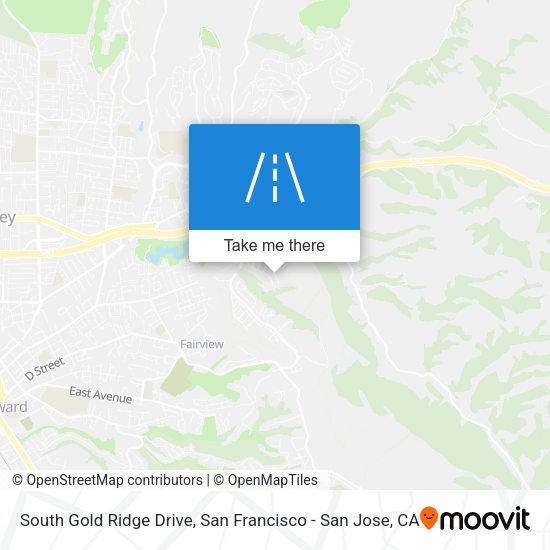 South Gold Ridge Drive map