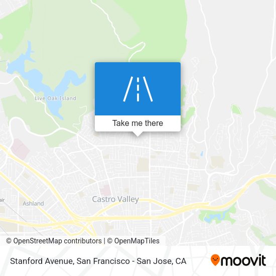 Mapa de Stanford Avenue