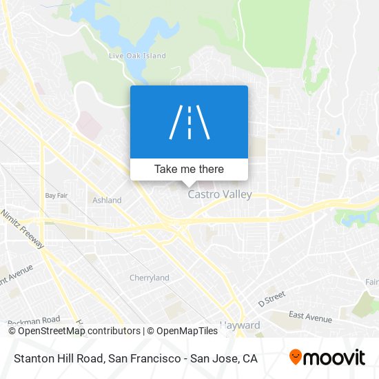 Stanton Hill Road map