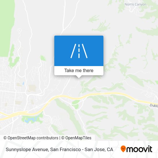 Sunnyslope Avenue map