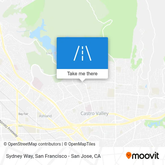 Sydney Way map