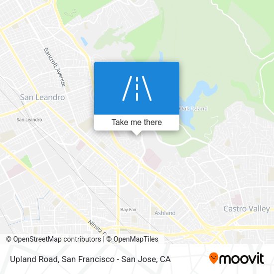 Mapa de Upland Road