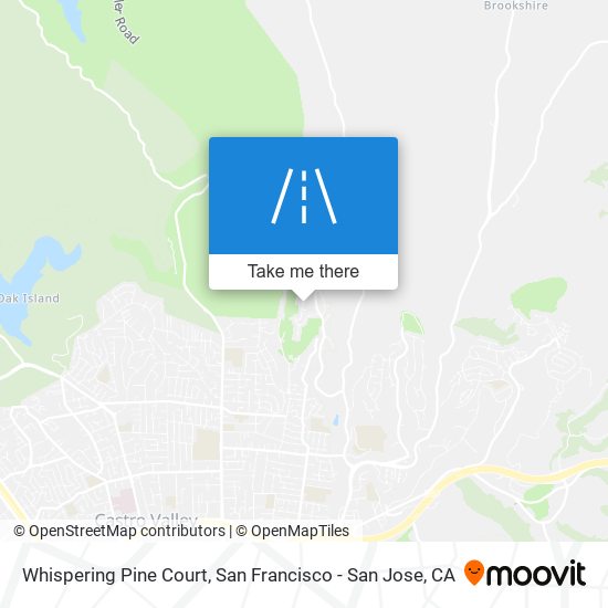 Whispering Pine Court map