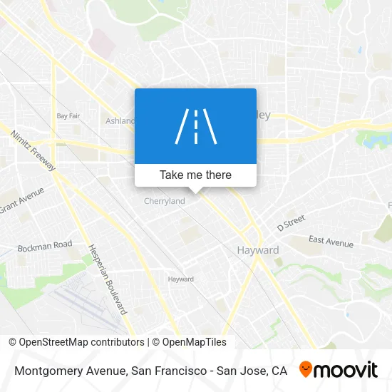Montgomery Avenue map