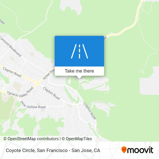 Mapa de Coyote Circle