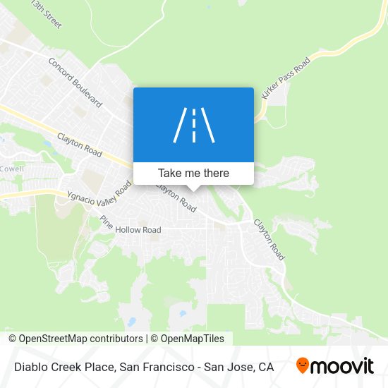 Mapa de Diablo Creek Place