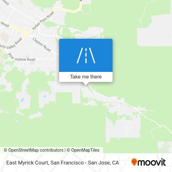 East Myrick Court map