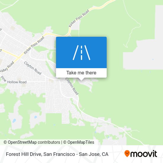 Mapa de Forest Hill Drive