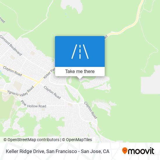 Mapa de Keller Ridge Drive