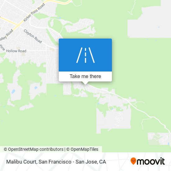 Malibu Court map