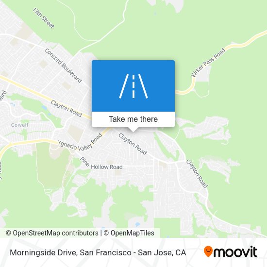 Morningside Drive map