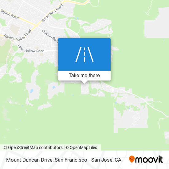 Mount Duncan Drive map