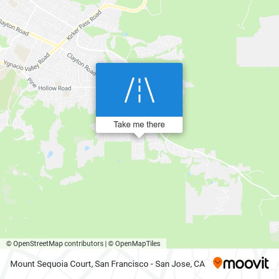 Mount Sequoia Court map