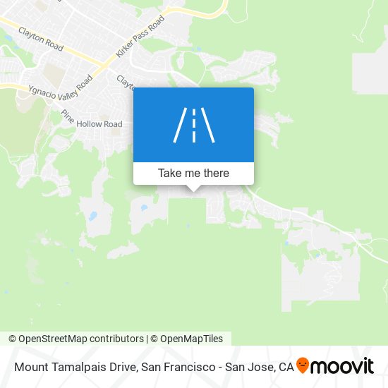 Mapa de Mount Tamalpais Drive