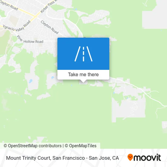 Mount Trinity Court map
