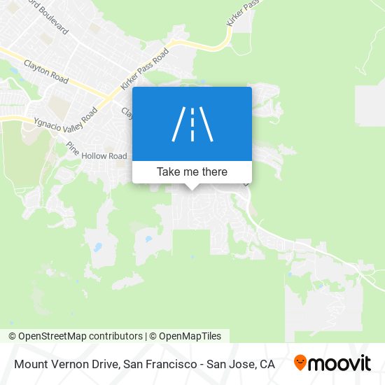 Mapa de Mount Vernon Drive