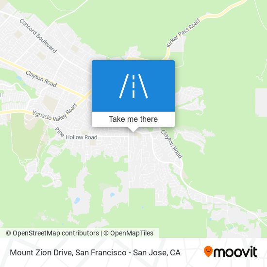Mount Zion Drive map