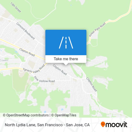 Mapa de North Lydia Lane