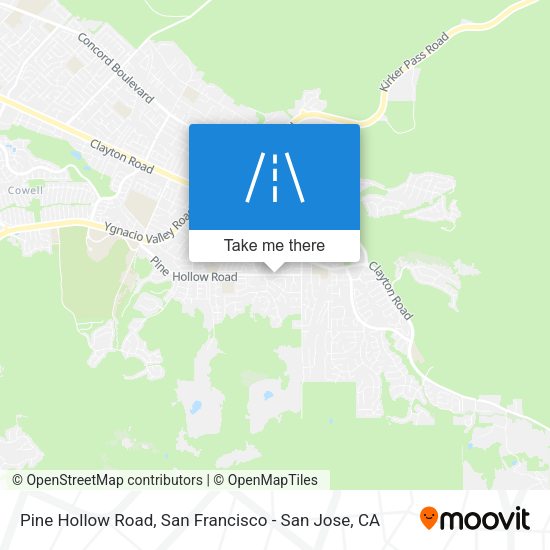 Pine Hollow Road map