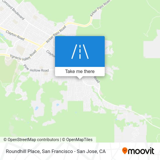 Roundhill Place map