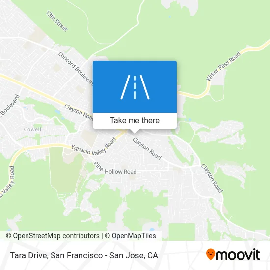 Tara Drive map