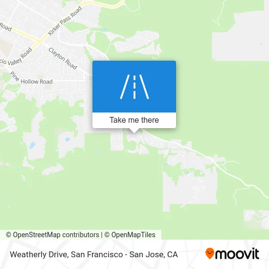 Weatherly Drive map
